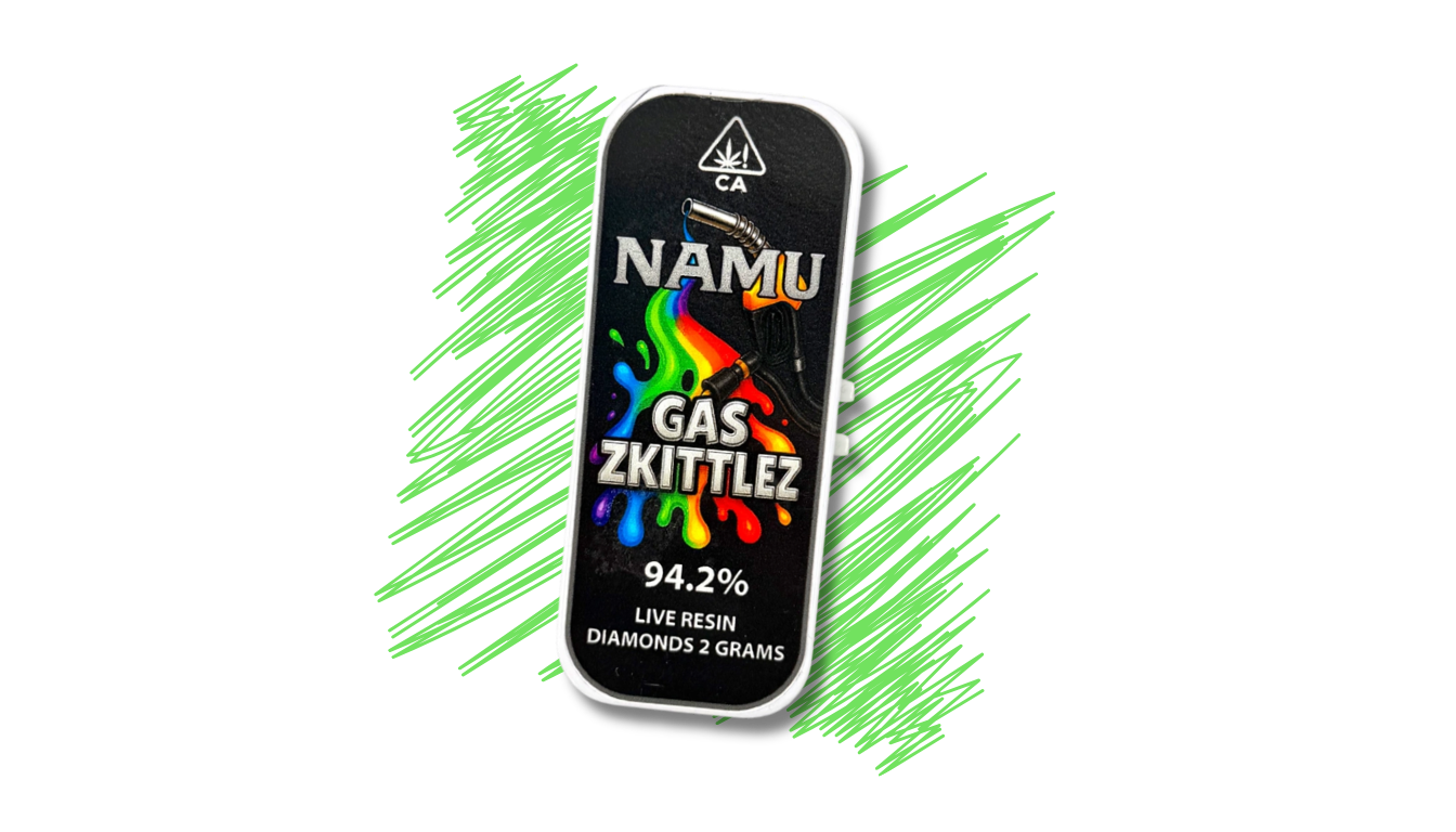 Namu Gas Zkittlez Live Resin Diamonds Disposable