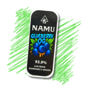 Namu Glueberry OG Live Resin Diamonds Disposable