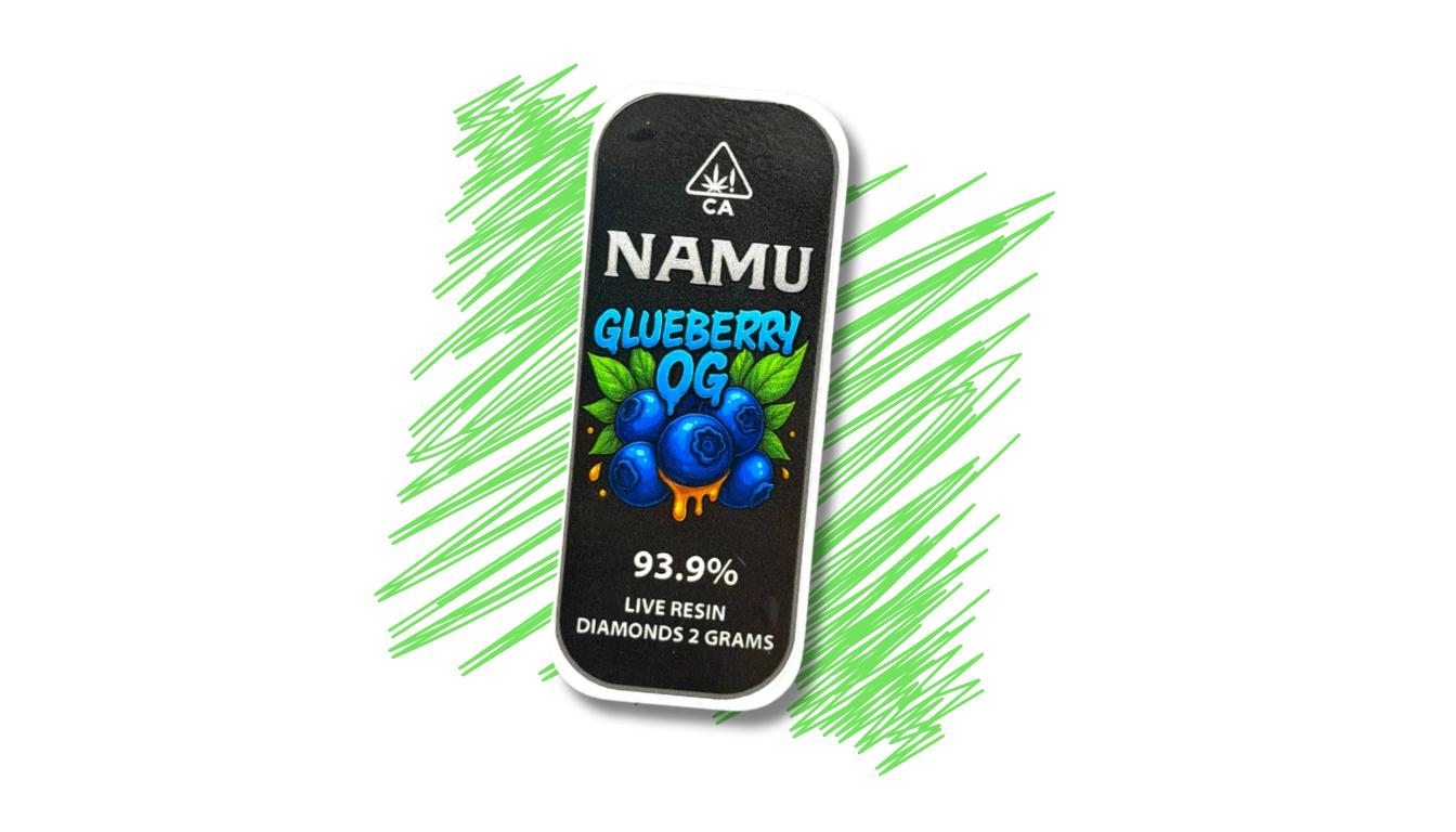 Namu Glueberry OG Live Resin Diamonds Disposable