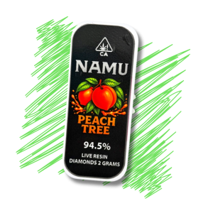 Namu Peach Tree Live Resin Diamonds Disposable
